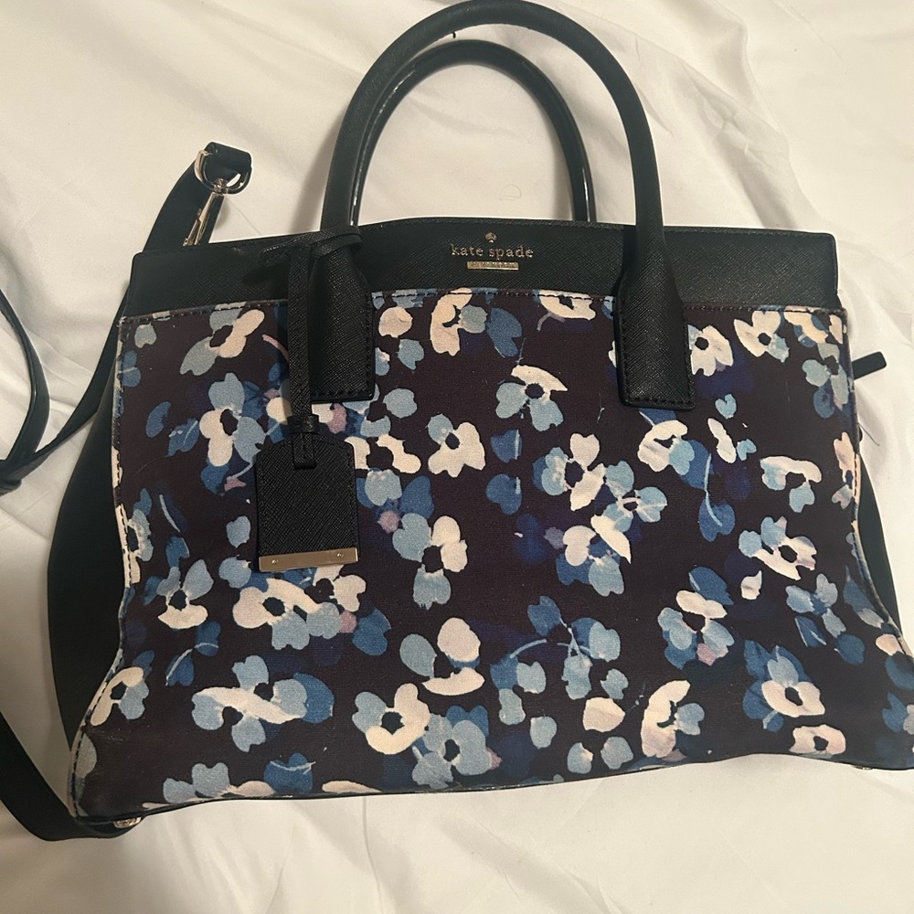 Blue Floral Kate Spade Tote